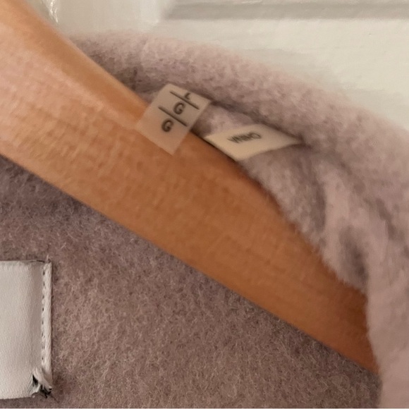 T Tahari Wool Blend Wrap Coat Shawl Collar Belted Women’s Size L - Picture 11 of 15